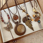 4pcs Boho Pendant Set