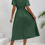 "La Scintilla | Elegant Polka Dot Dress Élisa" can be rewritten as:

"La Scintilla | Chic Polka Dot Dress Élisa"