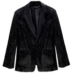 Sequined Loose Casual Suit Jacket