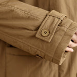 Mid-length Loose Pocket Coat
