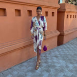 Valeria | Dress with Crossover Neckline