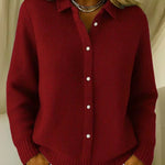 Rachele | Textured Button-Down Cardigan