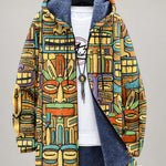 Paloma Vibrant Mosaic Hooded Jacket