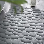 Cobblestone Embossed Bathroom Mat
