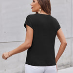 Zeagoo Sleeveless Cape Sleeve Knit Ribbed Tank Tops