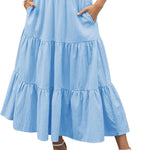 Zeagoo Rock Damen Elegant Hohe Taille Skirt (DE Only)