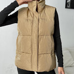 Zeagoo Women Puffer Vest Winter Warm Zip Up Padded Outerwear