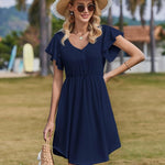 Zeagoo Summer Dress Women's Short Sleeve Dresses (DE Only)