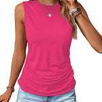Zeagoo Ruched Tank Tops Dressy Casual Shirts