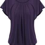 Zeagoo Women's Blouse Batwing Blouse Shirts (DE Only)