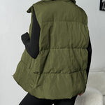 Zeagoo Women Puffer Vest Winter Warm Zip Up Padded Outerwear