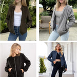 Zeagoo Sherpa Fleece Jacket Faux Fuzzy Casual Zip Up Coat