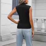 Zeagoo Women's 2024 Mock Turtle Neck Sweater Vest