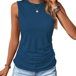 Zeagoo Ruched Tank Tops Dressy Casual Shirts