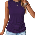 Zeagoo Ruched Tank Tops Dressy Casual Shirts