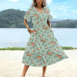 Zeagoo Summer Dresses Midi Tiered Casual Dress