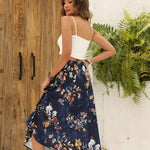 Zeagoo Skirt Long Elegant Skirts High Waist Maxi Skirt (DE Only)