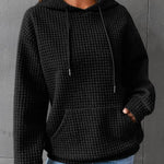 Zeagoo Hoodie Oversize Hoodie Casual Waffle Pullover (DE Only)