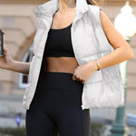 Zeagoo Women Puffer Vest Winter Warm Zip Up Padded Outerwear