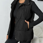 Zeagoo Women Puffer Vest Winter Warm Zip Up Padded Outerwear