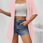 Zeagoo Short Sleeve Crochet Kimonos Open Front Cover Ups