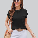 Zeagoo Sleeveless Cape Sleeve Knit Ribbed Tank Tops