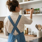 Cross-Back Denim Work Apron