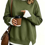Women's Layered Look Relaxed Sweatshirt