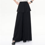 Women's Faux Two-Piece Casual Pants