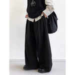 Retro-style Straight-leg Casual Pants