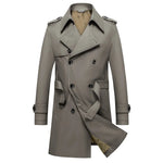 Langston Double-Breasted Trench Coat