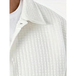 KZZ Men's Casual Outdoor Solid Color Long Sleeve Shirt and Pants Set