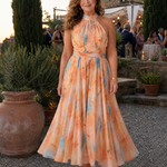 Elin | Soft Halter Midi Dress