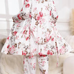 Women's Camisole, Robe & Trouser Lounge Set