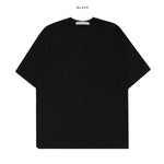 Loose Solid Color Slit Hem T-shirt