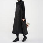 Winter Loose-fitting Casual Quilted Suspender Dress