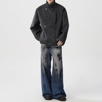Vintage Twill Loose Woolen Jacket