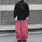 Japanese Embroidered Oversized Corduroy Pants