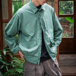 Outdoor Functional Wrinkle-free Nylon Multi-pocket Work Jacket