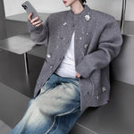 Beaded Knitted Cardigan Jacket