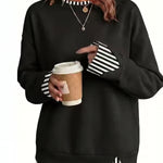 Women's Layered Look Relaxed Sweatshirt