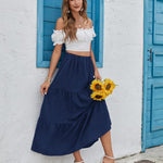 Zeagoo Rock Damen Elegant Hohe Taille Skirt (DE Only)