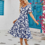 Zeagoo Summer Dresses Midi Tiered Casual Dress