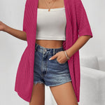 Zeagoo Short Sleeve Crochet Kimonos Open Front Cover Ups