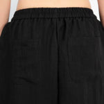 Button Loose-fitting Retro Casual Lantern Pants