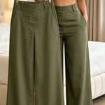 Women's High-Waist Wide-Leg Trousers