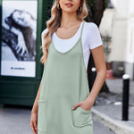 Zeagoo Jumpsuit Short Summer Sleeveless Rompers (DE Only)