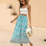 Zeagoo Women's Boho Floral Skirt