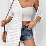 Zeagoo Short Sleeve Crochet Kimonos Open Front Cover Ups