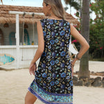 Zeagoo Dresses Women's Sleeveless Bohemian Dress (DE Only)